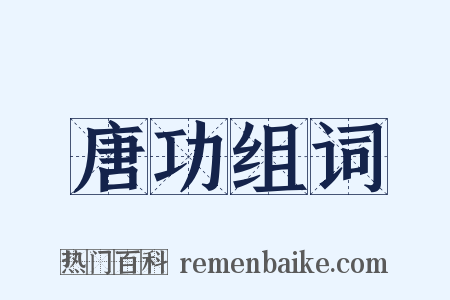 唐功组词是什么意思的图片